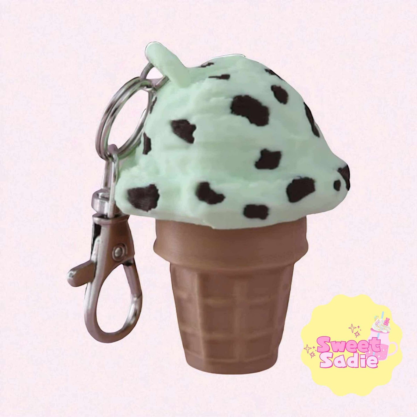 Sweet Mint Choc - Fidget Clicker Keychain