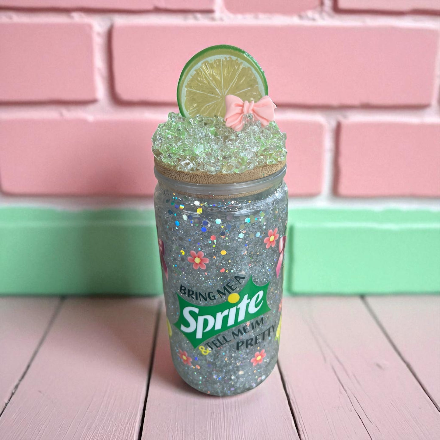 Sprite Pretty Soda - Snow globe tumbler