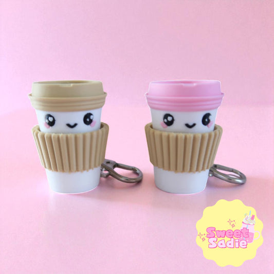Sweet Coffee - Fidget Clicker Keychain