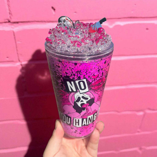 Hot pink Scream - Stadium 16 oz cup