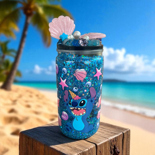 Stitch Vibes - Snowglobe Tumbler