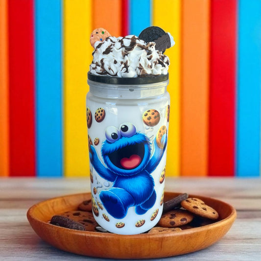 Cookie Monster - Milk Snowglobe Tumbler