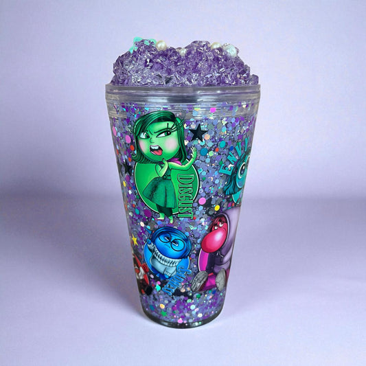 Purple - inside out Stadium iced tumbler