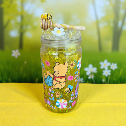 Pooh Bear Snowglobe Tumbler