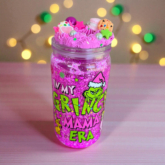 Grinch Mama Era - 16 oz Snowglobe cup