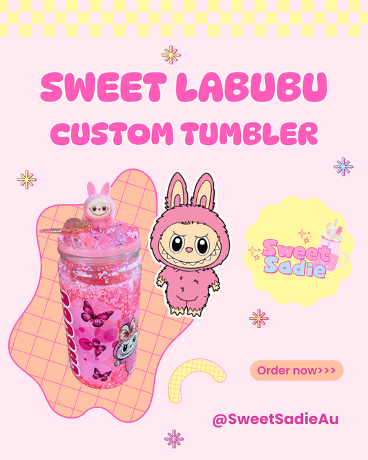 Sweet Labubu - Custom Snowglobe Tumbler
